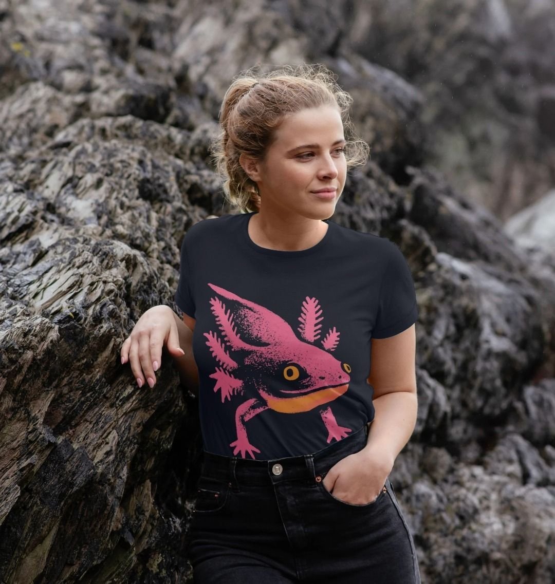 Neon Axolotl Tee