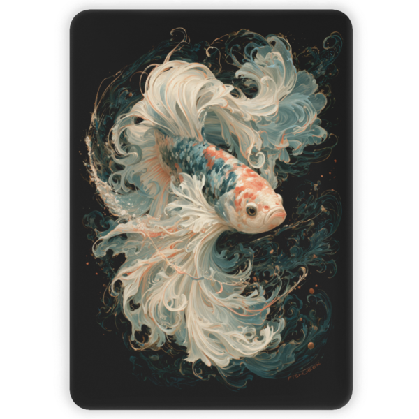 Ceramic Fridge Magnet Betta