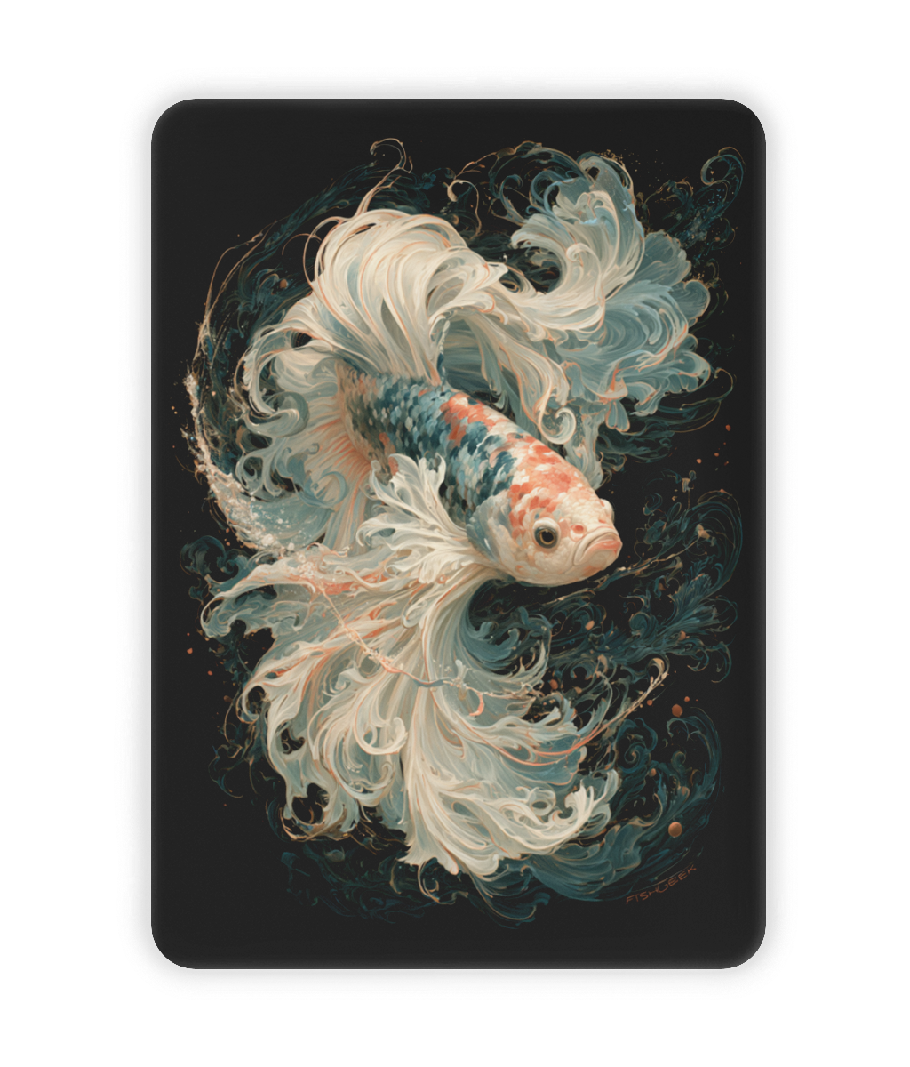 Ceramic Fridge Magnet Betta